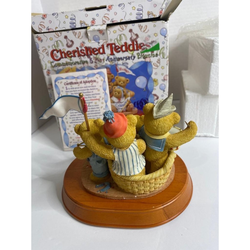 205354 Cherished Teddies Strike Up The Band And Give Five Cherished Years A Hand - Picture 2 of 6